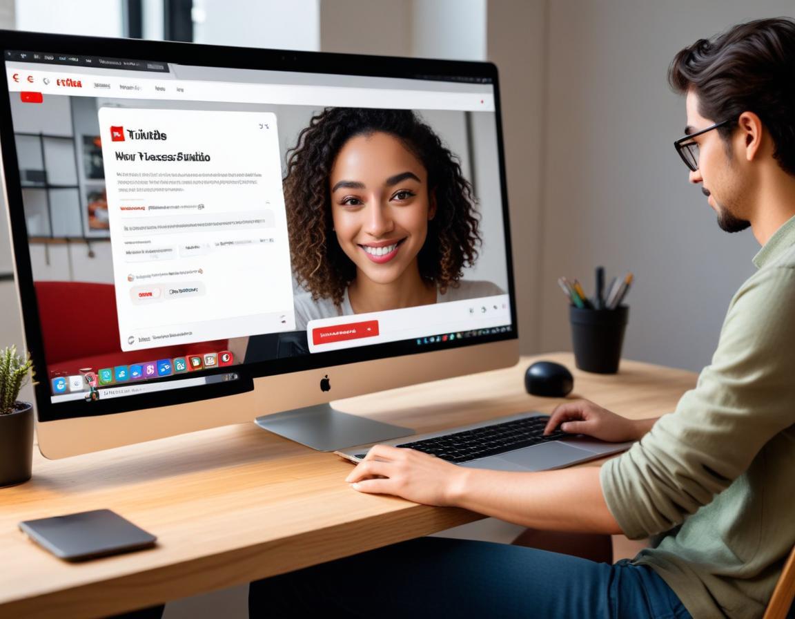 หน้าจอเข้าสู่ระบบ YouTube Studio พร้อมโลโก้และฟังก์ชันการจัดการช่องวิดีโอ