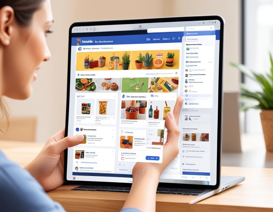 ภาพแสดงขั้นตอนในการตั้งค่าและใช้งานร้านค้าใน Facebook อย่างละเอียด