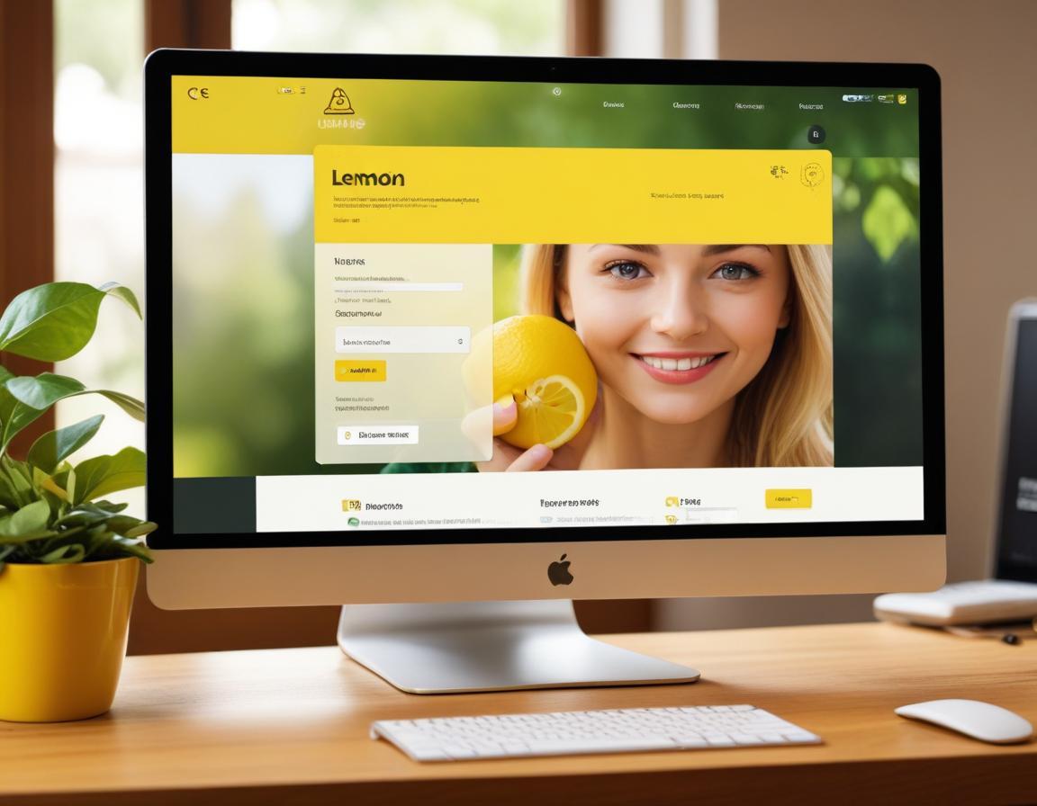 ภาพแสดงกลยุทธ์การตลาดสร้างสรรค์พร้อมคำว่า lemon8 และประโยชน์ของผลิตภัณฑ์ lemon8