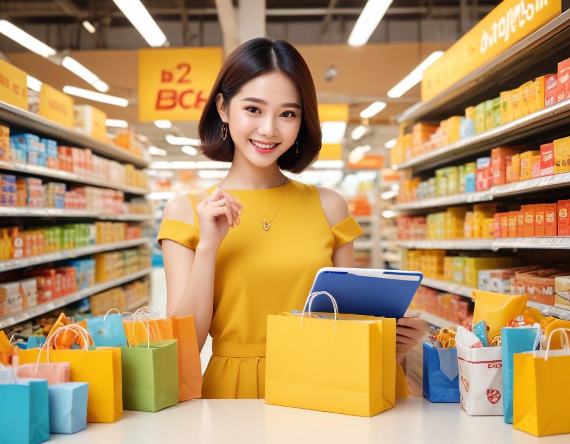 ภาพแสดงการช้อปปิ้งออนไลน์ B2C พร้อมองค์ประกอบสำคัญสำหรับคำจำกัดความ B2C