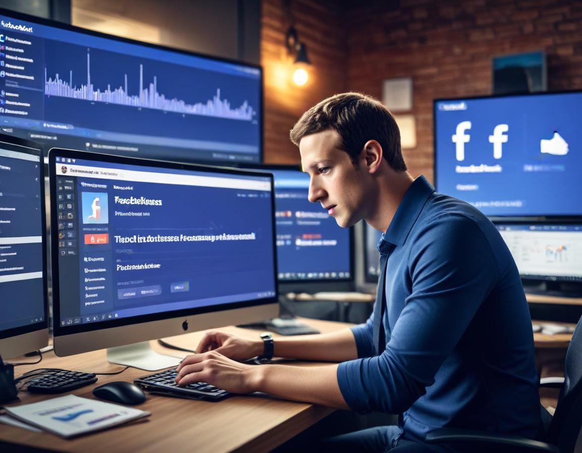 ภาพสถานที่ทำงานในบริษัท Facebook Business ที่เต็มไปด้วยความสดใสและนวัตกรรม