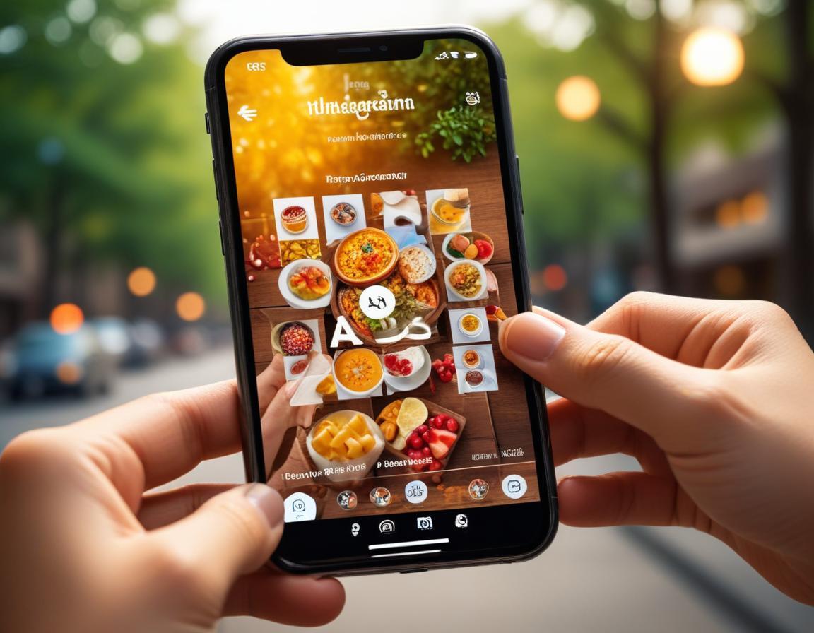 ภาพแสดงขั้นตอนการเริ่มใช้โฆษณาบน Instagram พร้อมข้อความ